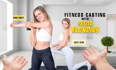 Fitness Casting with Petite Blondies