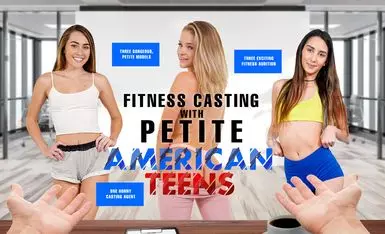 Fitness Casting with Petite American Teens