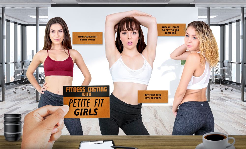 Fitness Casting with Petite Fit Girls