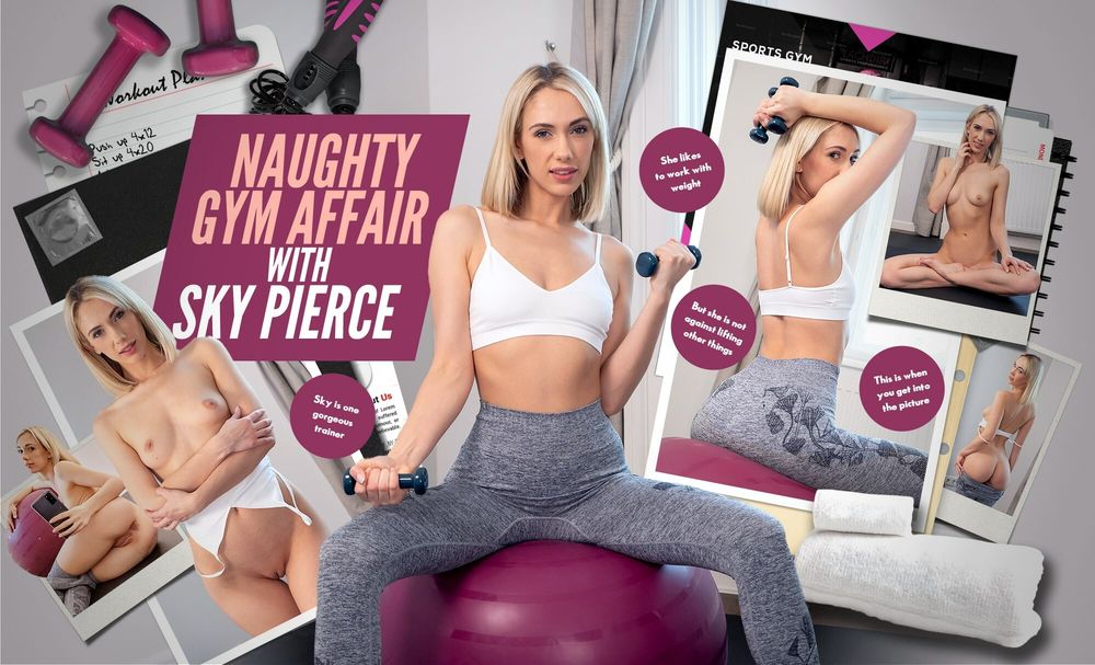 Naughty Gym Affair with Sky Pierce