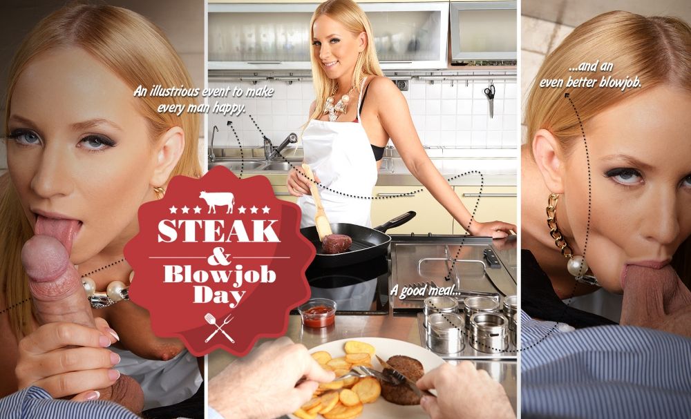 Steak and Blowjob day