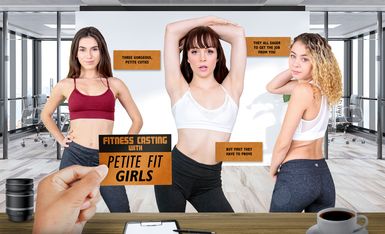 Fitness Casting with Petite Fit Girls